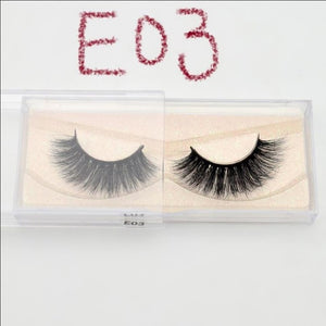 3D Mink Lashes natural handmade volume soft lashes