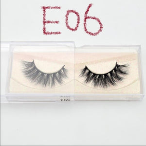 3D Mink Lashes natural handmade volume soft lashes