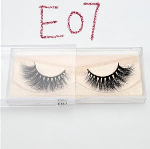 3D Mink Lashes natural handmade volume soft lashes