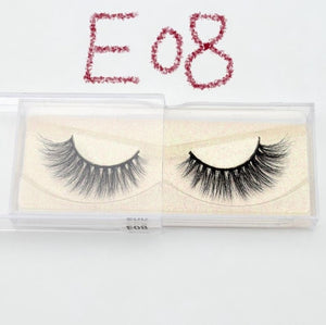 3D Mink Lashes natural handmade volume soft lashes