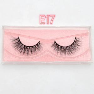 3D Mink Lashes natural handmade volume soft lashes