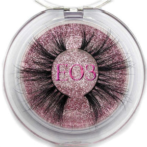 25mm False Eyelashes Wholesale Thick Strip 25mm 3D Mink Lashes