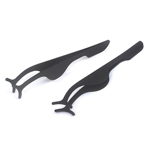 Tweezers Fake Eye Lash Applicator Eyelash Extension Curler
