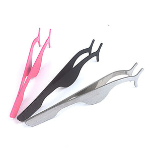 Tweezers Fake Eye Lash Applicator Eyelash Extension Curler