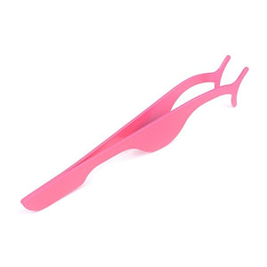 Tweezers Fake Eye Lash Applicator Eyelash Extension Curler