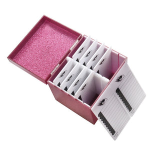 4 Colors Makeup Organizer Eyelash Glue Pallet Lashes