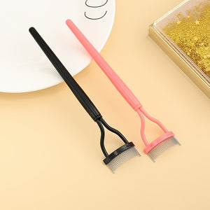 Beauty Makeup Lash Separator Foldable Metal Eyelash Brush Comb
