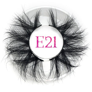 25mm False Eyelashes Wholesale Thick Strip 25mm 3D Mink Lashes