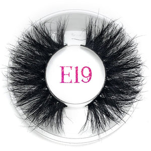25mm False Eyelashes Wholesale Thick Strip 25mm 3D Mink Lashes