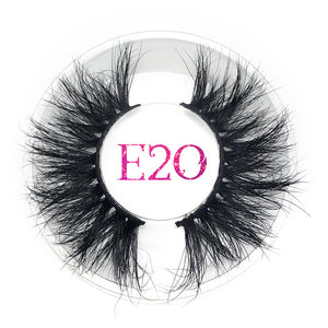 25mm False Eyelashes Wholesale Thick Strip 25mm 3D Mink Lashes