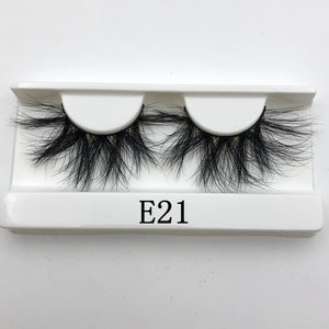 25mm False Eyelashes Wholesale Thick Strip 25mm 3D Mink Lashes