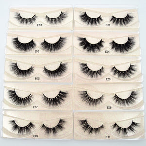 3D Mink Lashes natural handmade volume soft lashes