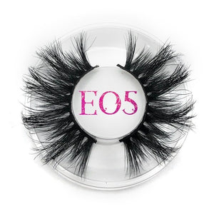 25mm False Eyelashes Wholesale Thick Strip 25mm 3D Mink Lashes