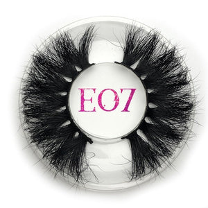 25mm False Eyelashes Wholesale Thick Strip 25mm 3D Mink Lashes