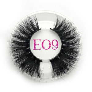 25mm False Eyelashes Wholesale Thick Strip 25mm 3D Mink Lashes