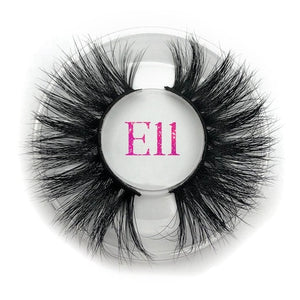 25mm False Eyelashes Wholesale Thick Strip 25mm 3D Mink Lashes