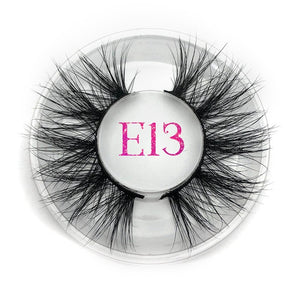 25mm False Eyelashes Wholesale Thick Strip 25mm 3D Mink Lashes