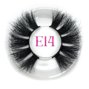 25mm False Eyelashes Wholesale Thick Strip 25mm 3D Mink Lashes
