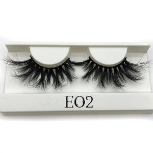 25mm False Eyelashes Wholesale Thick Strip 25mm 3D Mink Lashes