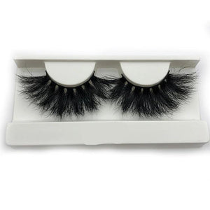 25mm False Eyelashes Wholesale Thick Strip 25mm 3D Mink Lashes