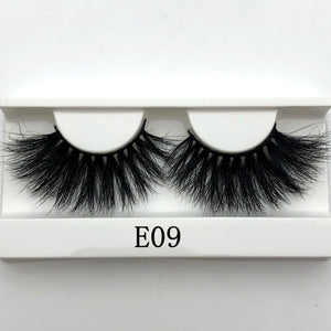 25mm False Eyelashes Wholesale Thick Strip 25mm 3D Mink Lashes