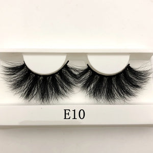 25mm False Eyelashes Wholesale Thick Strip 25mm 3D Mink Lashes