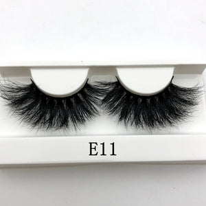 25mm False Eyelashes Wholesale Thick Strip 25mm 3D Mink Lashes