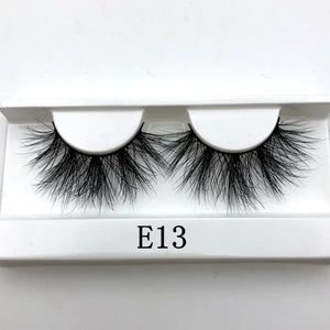 25mm False Eyelashes Wholesale Thick Strip 25mm 3D Mink Lashes