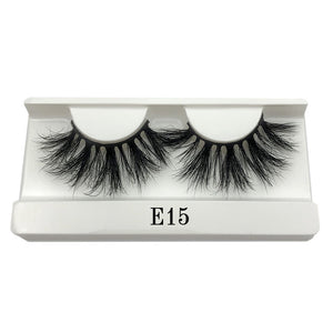 25mm False Eyelashes Wholesale Thick Strip 25mm 3D Mink Lashes