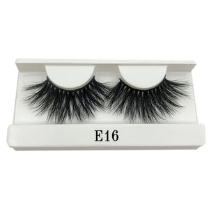 25mm False Eyelashes Wholesale Thick Strip 25mm 3D Mink Lashes
