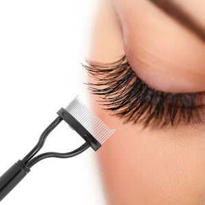 Beauty Makeup Lash Separator Foldable Metal Eyelash Brush Comb