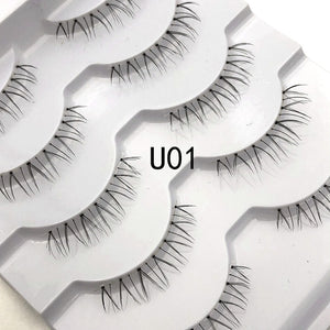 super soft clear band bottom false eyelash