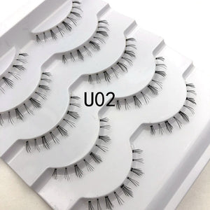 super soft clear band bottom false eyelash