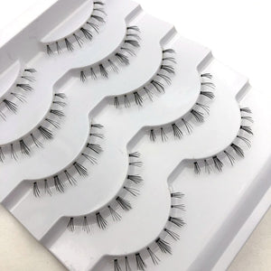 super soft clear band bottom false eyelash