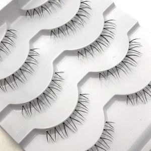 super soft clear band bottom false eyelash