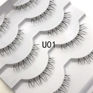 super soft clear band bottom false eyelash