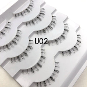 super soft clear band bottom false eyelash
